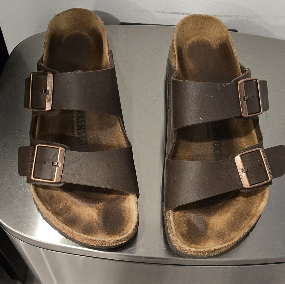 Brown Birkenstock Sandals with Buckles - Picture 5 of 7